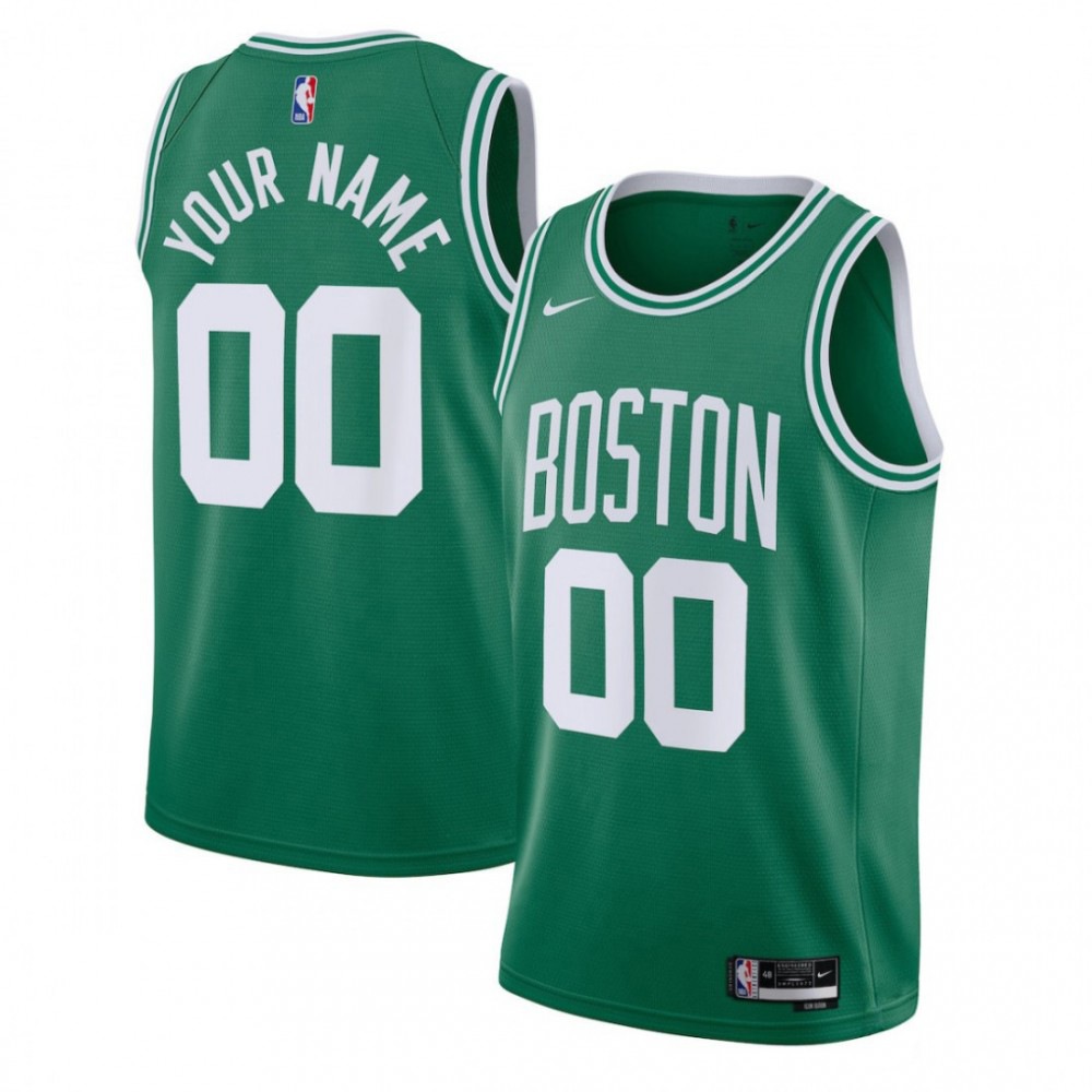 Boston Celtics Youth Swingman Custom Jersey Kelly Green - Icon Edition-Pro Kit Vault | Brand New 26/27 Sports Jerseys